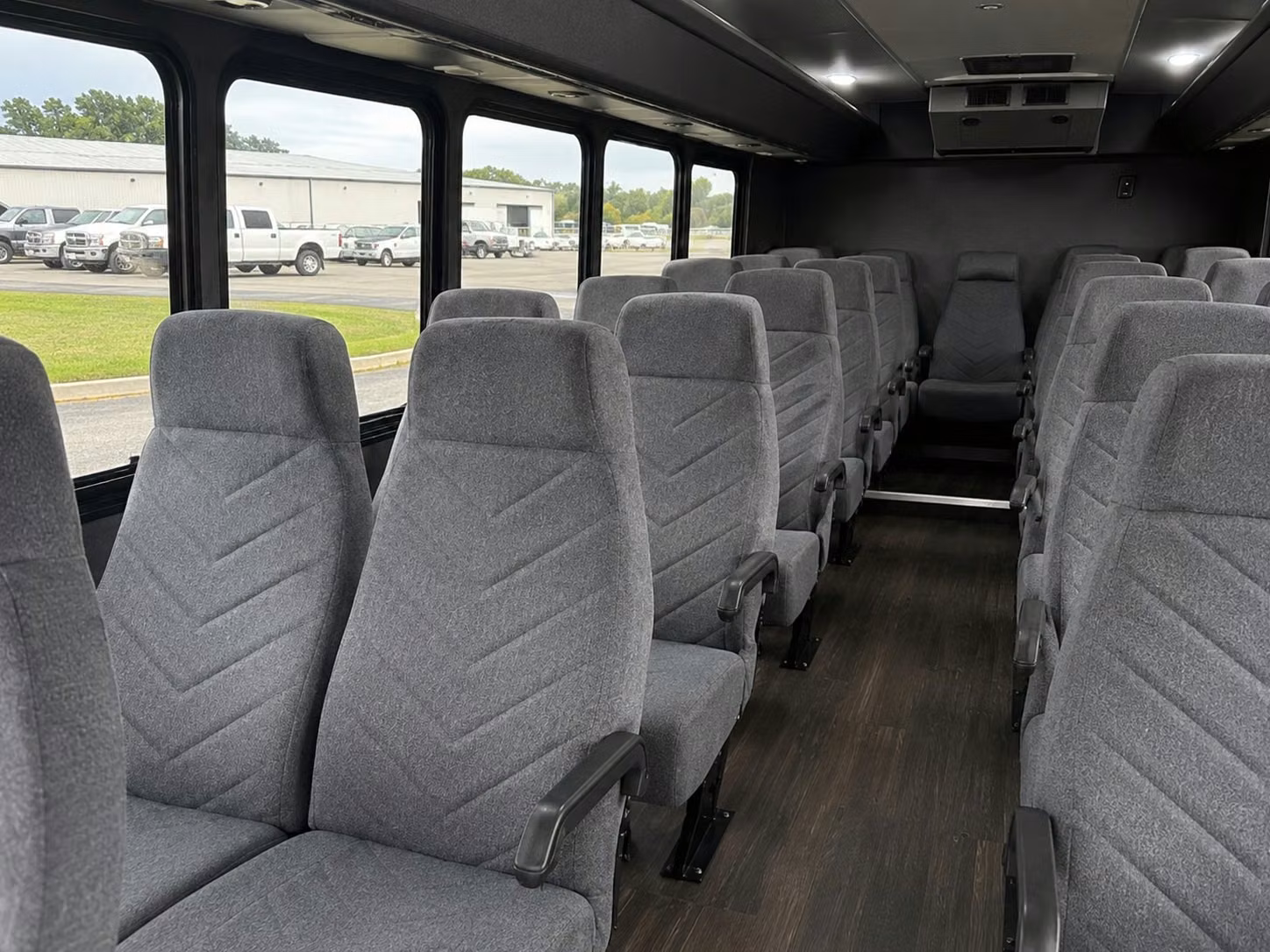 18 passenger minibus interior