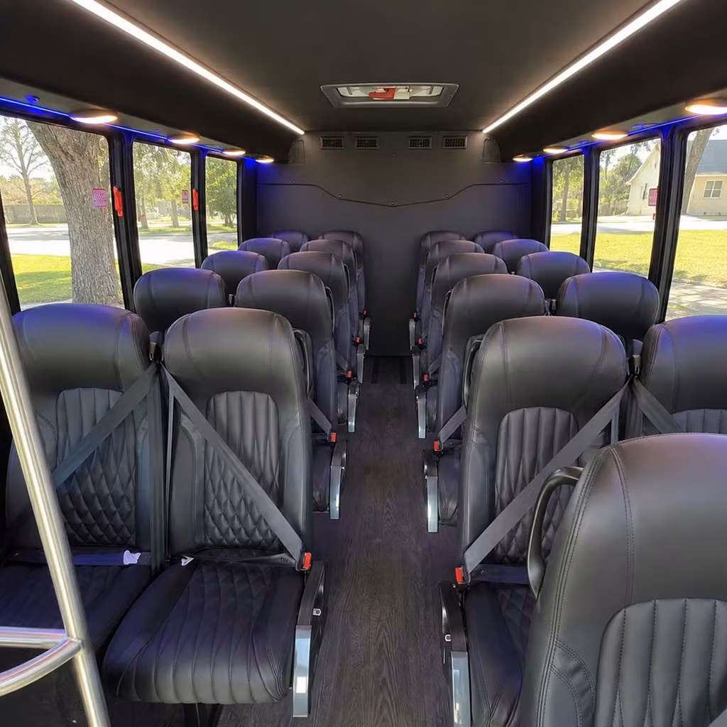 35 passenger minibus inside