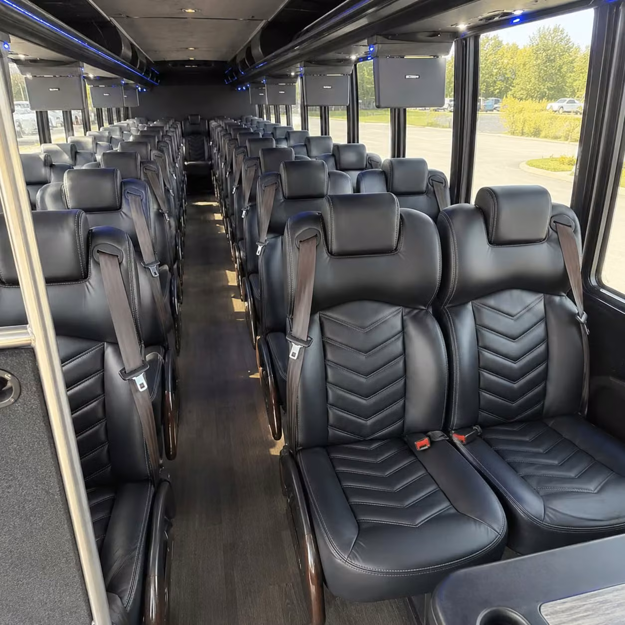 35 passenger minibus interior