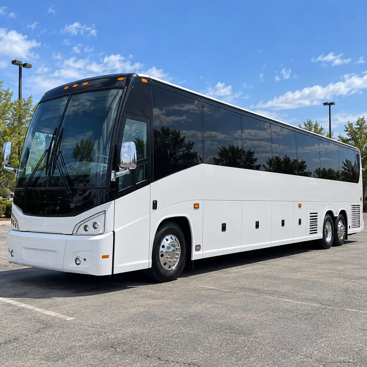 sports team fan charter bus rentals in west orange